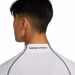 Nike Pro Dri-FIT Tight Mock LS Tee Sportunterwäsche -Nike-Verkäufe image 101400 2